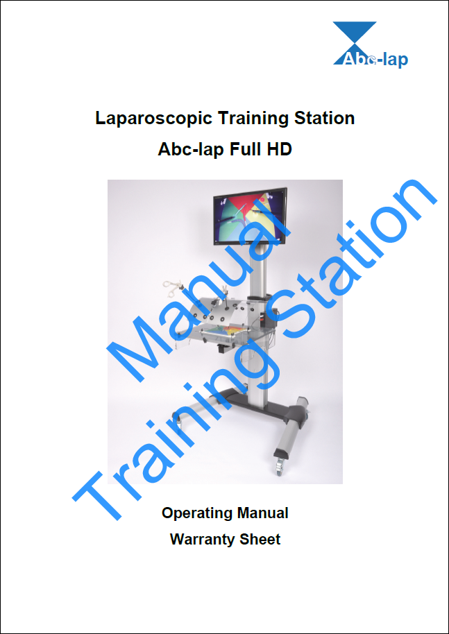 Abc-lap Operating Manual Training Station